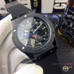 Hublot Classic Fusion Skeleton Copy Watches - All Black
